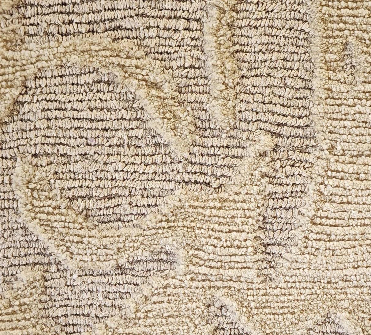 20260210_145325-2 HDR-644 Nettle Sisal Econyl Sample Rug – Handwoven Sustainable Textured Rug Swatch - Image 1